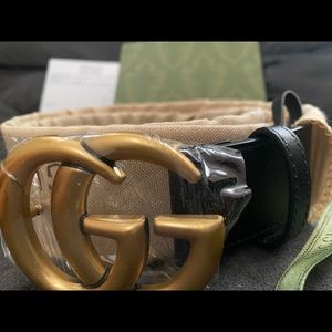 Gucci Belt Mens Double G sz 38